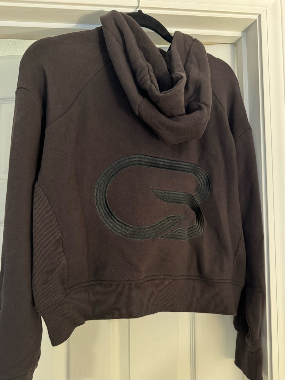 CYCLEBAR Black Zip-Up Hoodie with Embossed Back Logo